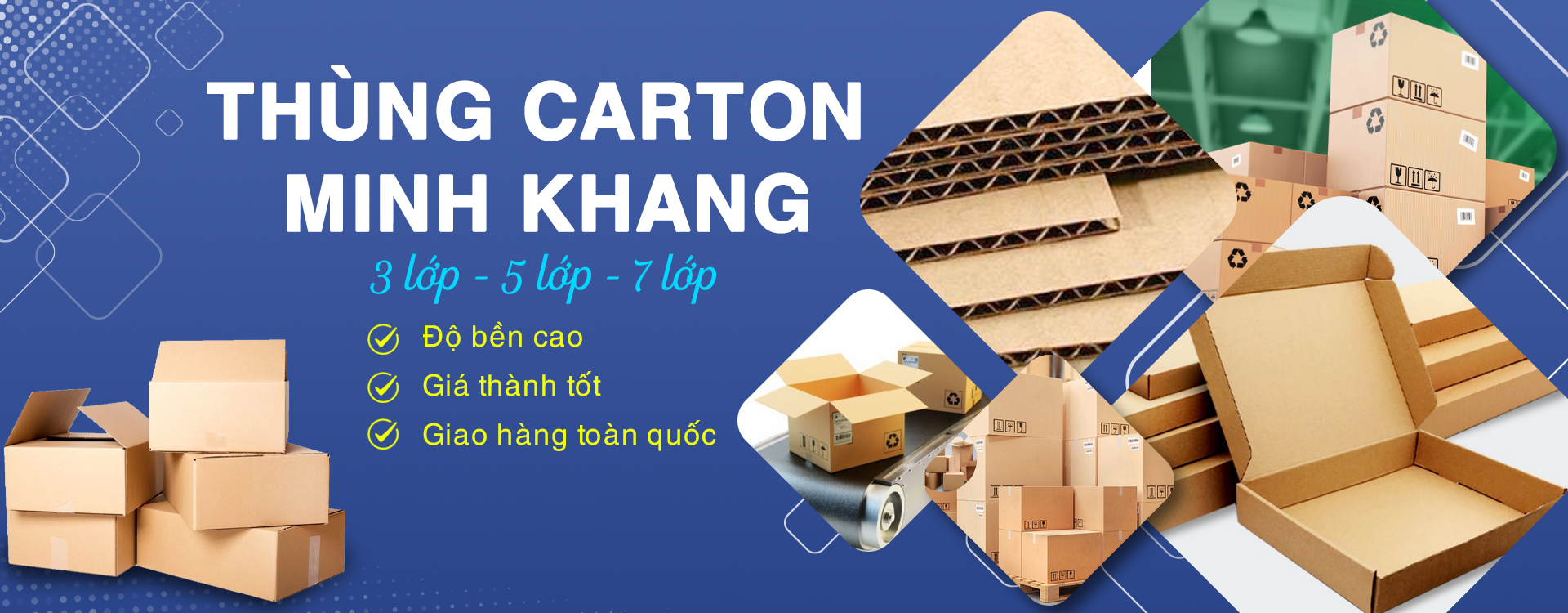 Công Ty TNHH Sản Xuất Thương Mại Bao Bì Giấy Minh Khang